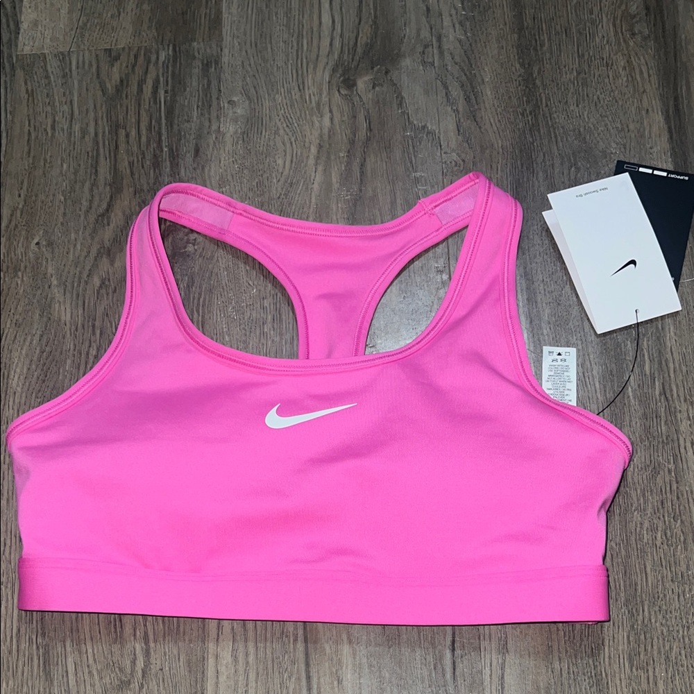 Nike Bright Pink Sports Bra sz sm nwt